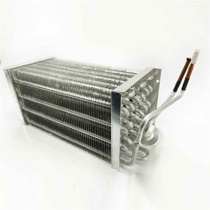 Aluminium Tube Aluminium Fin Show Case Evaporator
